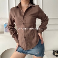 KEMEJA 28 / 28 Fitted Shirt | Daybydate | Fitted Shirt Fitted Shirt Women's Fitted Shirt Women's Wor