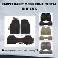 Kia Ev6. 2-row continental Car Rubber Carpet