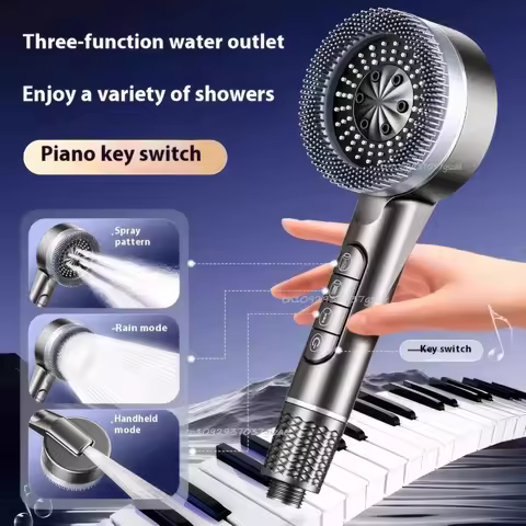 Showers for Bathroom Shower Head 4-Mode Adjustable High Pressurized Filter Shower Head Massage Showe