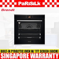 (Bulky) Brandt BOP7568LX Built-in Pyrolytic Oven with TFT Screen (60cm)