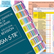 Dsm-5-Tr Color-Coded Tabs Set, 100 Printed & Blank Labels With Alignment Card And Abbreviation Guide