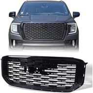 Gril Bampar Depan GM120070 Sesuai untuk GMC Yukon/Yukon XL 2015-2020 Gaya Denali Hitam Berkilat