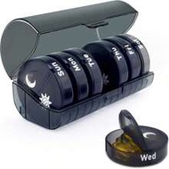 1pc Portable Color Moisture-Proof And Odor-Proof Medicine Box Travel Pill Box Extra Large Pill Organ