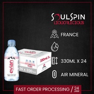 Evian Natural Mineral Water 330ml PET