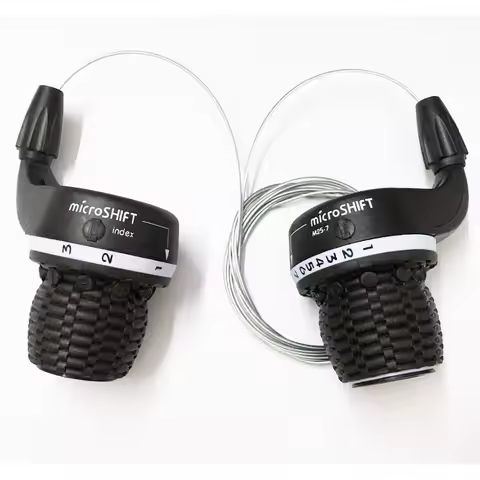 microshift 24S Twist Grip Gear Shifters Trip 3X6/7/8 Speed Twist Shifter Bicycle Bike Shifter Derail