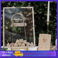 NEW Wedding Guest Book Rustic Wedding Book for Guests to Sign Guest Book Frame with Heart