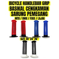 BICYCLE HANDLEBAR GRIPS SILICONE RUBBER SARUNG TANGAN CENGKAMAN PEMEGANG BASIKAL GETAH SILIKON BMX M