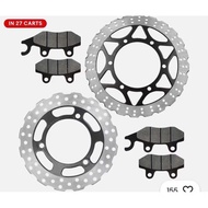 Ninja300 brake disc - z300 front and rear brake disc kawasaki ninja300-z300 2013-2017