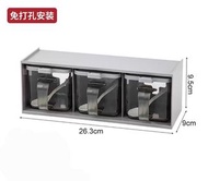 急放❗️廚房 調味料盒 收納架 灰色三格 置物架