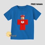 Mipan Zuzuzu Jon Jon Kids T-Shirt Free Name Girls' Top Combed 30s