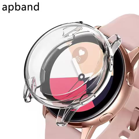 Silicone Case For Samsung galaxy watch active 2/1 cover bumper Accessories Protector Full coverage S