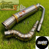 Red LEO Exhaust Open For Ex5 lc135 Y15ZR Bonus Sym Kriss 110/125 SRL 125 Legend smash future Dash sy