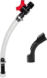 Racing Fuel Hose with Ball Valve Shut Off, 3DSKY Racing Fuel Jug Hose Accessories for Racing Fuel, H