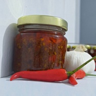 OCOC'S CHILI GARLIC OIL 120ml in glass jar