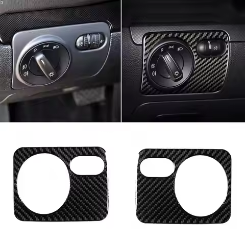 Car Headlight Switch Control Frame Sticker for VW Golf 6 R MK6 Scirocco 09-16