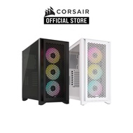 CORSAIR iCUE 4000D RGB AIRFLOW AF Edition Mid-Tower ATX Case, (Black/True White)