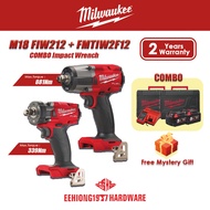 MILWAUKEE Automotive Solutions M18 FMTIW2F12 Mid Torque M18 FIW212 1/2" Compact Impact Wrench 5.0AH M12-18C RM2668