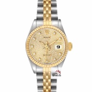 【大眾金時代】ROLEX勞力士 69173 Datejust 蠔式日誌 18K半金女錶 金色十鑽紀念面盤 大眾金時代G452
