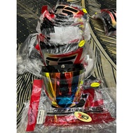 Visor original cs2 crystal silver 2 3button MHR MS88 SGV MAGNUM siang malam warna titan