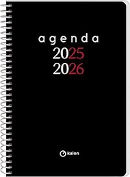 School Agenda 2025 2026 - Week to View, Size A5 (15 x 21 cm), Spanish and English, September to June