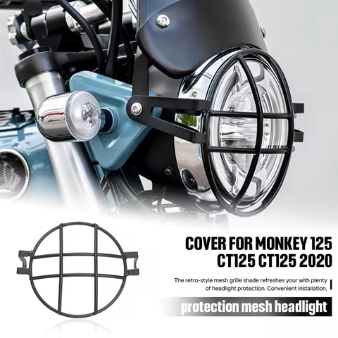For HONDA MONKEY125 CT125 CT 125 2020 2021 2022 23 Motorcycle headlight protection cover grille prot