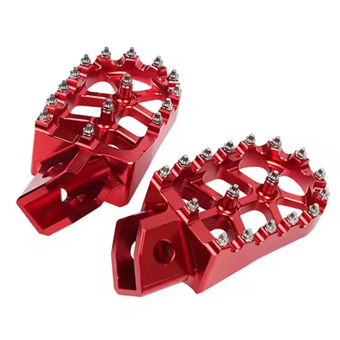 AEA7-Footpeg Foot Pegs Rests Peda For YAMAHA YZ80 YZ125 YZ250 YZ500 WR200 WR250 WR500 HONDA XR350 Re