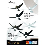 TUYA 40/50/42/52in VITO Smart LED DC Motor Ceiling Fan (Bestar)