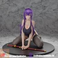 睡衣毒島冴子手辦GK白模1/10學園默示錄3d打印毒島冴子學姐手辦