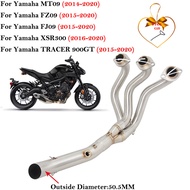 Slip On For Yamaha MT09 FZ09 FJ09 XSR900 TRACER 900 GT 2014 - 2020 Motorcycle Exhaust Escape Systems