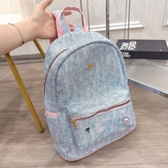 School backpack, outing backpack with large straps, size 36 cm, rough cowhide to fit a4 paper, 14 in