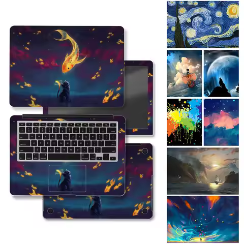 DIY Laptop Skins Stickers Notebook Vinyl Cover Sticker for Acer/Lenovo/HP/Macbook/Msi 11.6"12"13.3"1