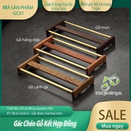 3 Models of Ebony Wood and Copper Cups - Can Hold All Types of Cups