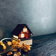 【谷田一】合掌村床頭燈/桌面擺件/原創設計/USB/LED/聖誕禮盒