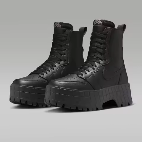 Nike Authentic Air Jordan 1 Brooklyn Women's Platform Boots FJ5737-001