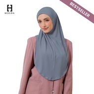 HEGIRA SO-MARJAN TWILL NC (NO CHIN) LOT 1 | PLAIN SLIP ON (INSTANT HIJAB) >> DAILY COMFORT