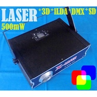 X-Laser X-RGB Disco Laser RGB Stage 500MW 3D PROGRAMMABLE LASER RGB FULL COLOR +SD +DMX +ILDA