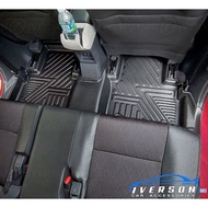 Toyota Veloz 2022 5D Deep Dish Car Floor Matting Fully Extended