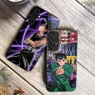 yu yu hakusho 05 Glass Phone Case For Samsung Galaxy A14 A16 A30 A22 A32 A33 A34 A40 A42 A55 4G A52 