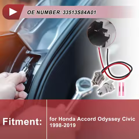 UXCELL Backup Reverse Light Socket Wiring for Honda Accord Odyssey Civic No.33513S84A01