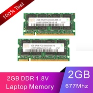 4GB（2x 2GB）Hynix ฮีนิกซ์ 2GB 2Rx8 PC2-5300 DDR2 667Mhz 200Pin Memory RAM Laptop SO-DIMM 1.8V CPU แรม โน็ตบุ๊ค