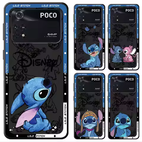 Case for Xiaomi Poco C50 C51 C40 M5 F5 X3 NFC M3 M4 Pro 5G F1 X4 Pro 5G X4 GT Shell Silicone Disney 
