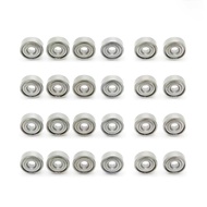 24Pcs Mini 4WD 620 Double Sealed Ball Bearing 2*6*2 Common to All 4WD Chassis