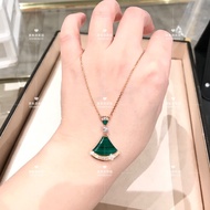 British Daigou BVLGARI BVLGARI Diva's dream18K Rose Fine Malachite Necklace351143