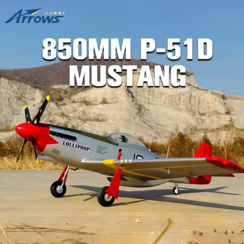 850mm P51 P-51D Mustang Vector PNP RTF RC Airplane Blue Arrows Model Aircraft Christmas Gift for Hob