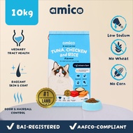 Amico Adult Cat Food - Tuna, Chicken, and Rice - 10kg