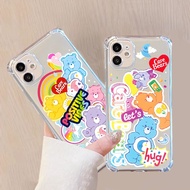 TPU Mobile Phone Case Clear Shockproof Cute Cartoon Pattern Cover For HUAWEI Y6S Y6 Y7A Y6P Y5P Y9 2018 2019 nova3i nova5t nova4