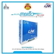 Link US-9106LSZH-1 สายแลน Cat6 100เมตร (ภายใน)
