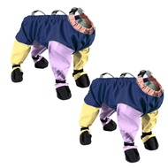 Dog Shoes Leggings Dirty-Proof Suspender Boot Waterproof Dog Anti-Slip Pet Paws Protector for Outdoo