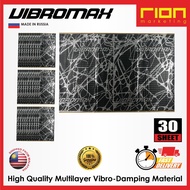 30 Sheet VIBROMAX 2.0mm Car Soundproof and Heat Deadening (75cm X 50cm). [ RION MARKETING ]