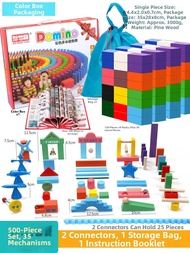 Intellectual Competitive Use Domino Set 1000 Pieces